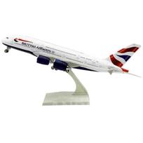 30CM Lėktuvas Airbus A380 British Airways Airlines Dervos Lėktuvo Modelis Žaislai Vaikams Vaikams Dovana Kolekcijai Modelio Eksponavimui white