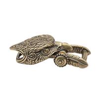 1Pc Eagle Head Brass Buckle EDC Outdoor DIY Woven Paracord Survival Bracelets Supplies Accessories Retro Rope Lanyard Beads