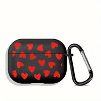 Earphone Cases Cover Case For Airpods Pro2 Pro Pro3 3 1 4 2 Cartoon Flower Love Heart Airpods 2 black