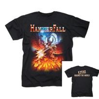 Hammerfall Shield Casual Tshirt Luxury Brand for Men and Women Top  2026 New band XL