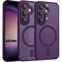 Coque pour Samsung Galaxy S23 Plus, avec Cercle Magnétique Protection Caméra - Violet violetinė