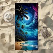 Tropical plants Towel For Swim Yoga Gym Quick Drying Soft and skin-friendly Beach Towels All-Season W40*H60(CM)