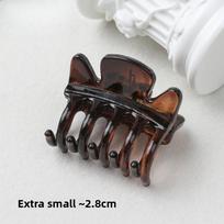 Mini Hair Grab Trend High Ponytail Grab Clip Braided Hair Side Clip Simple Matte Glossy Top Clip black