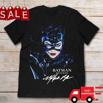Michelle Pfeiffer Batman Returns Catwoman Shirt Black Unisex S-5XL S blue