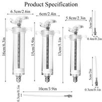 3 Pcs Baby Birds Feeding Syringe Feeding Tubes For Baby Birds And 3 Curved Tubes balta