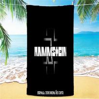 1 vnt. Rammstein muzikinio klipo anonsas paplūdimio rankšluostis, greitai džiūstantis sugeriantis paplūdimio rankšluostis, lauko sporto maudynių paplūdimio rankšluostis, minkštas ir patogus Y7302 70cmx140cm(27x55inch) white