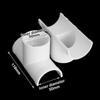 New PVC Tube Repair Patch Open Tee White Drain Pipe Repair Fittings 50 75 110 Tube Connectors Home 16mm