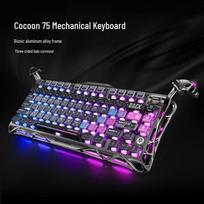 GravaStar K1 PRO Cyberpunk 75% Trijų režimų mechaninė klaviatūra