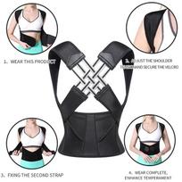 Back Shoulders Support Posture Corrector for Females Gym Rehabilitationequipment Yoga Back Belts Corset Lumbar Back Corrector S