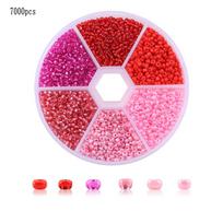 Brand New 2mm Gradient Seed Beads Kit For Jewelry Making Glass Jewelry Beads For Needlework Craft Necklace Bracelet Handmade DIY 2mm