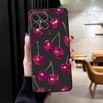 Case for Honor X6 Magic5Lite X5b 200 400 Lite 8X X8 70 X7 X9a 90 Funda Phone Cover Fruit Cherry Honor 8X brown
