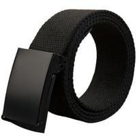 Men Belt Wide Pure Color Fabric Simple Women Waist Strap for Daily Wear 140 cm