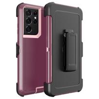 3IN1 Rugged Armor with Clip Case for Samsung Galaxy A17 A06 A16 A55 A35 A25 A15 S26 S25 S24 S23 Ultra Plus FE 5G  Ott Box Cover Samsung A16