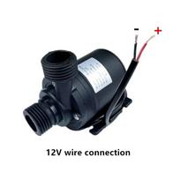 Povandeniniai 12V vandens siurbliai 800L/H 5m DC24V bešepetėliai varikliai Vandens cirkuliacija Saulės vandens siurbliai kelionėms Kemperiams Fontanams Akvariumams 12V wire connection
