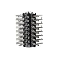 Electric Grill Brush Stainless Steel Brush Head Cordless Electric Grill Cleaner Rechargeable Deep Cleaning BBQ Grill Tools Size#31 gray
