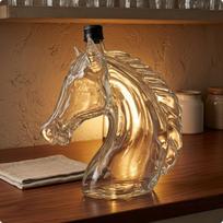 Horse Head Bottle Transparent Glass Molded Drinkware for Liquor Storage 125ML 125ML
