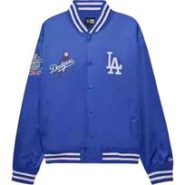 New Era FW24 MLB Los Angeles Dodgers NY Embroidered Single-Breasted Long Sleeve Jacket Unisex Jacket Navy-Blue 14385107 S