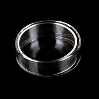 60 Mm stiklinio audinio Petri lėkštelės kultūros lėkštė su dangteliu black