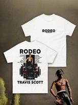 Rapper Travis Scott Tshirt Rodeo Printed 2026 Merch shirt 100_Cotton Unisex Comfortable and cas XXXXL