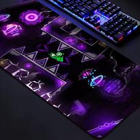 Pelės padėklas Geometry Dash Žaidimų stalo kilimėlis Nešiojamiems kompiuteriams Anime kilimas Žaidėjo PC spintelė Dideli žaidėjų priedai Kompiuteris CSGO Pelės kilimėlis 30cmx60cm(11.8x23.6inch) blue