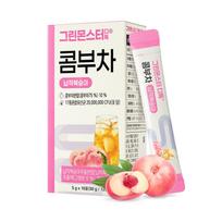 Green Monster D-toc Kombucha peach 1box/5g x 10pcs 1 box white
