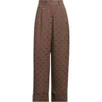 Adidas Originals Sportinės kelnės JOGGERS W Megztos kelnės Moteriškos KF4940 Rock Strata Deep Earth Brown ruda