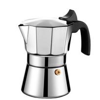 Nerūdijančio plieno itališkas moka virdulys 150/300 ml rankinio virimo kavos puodas Indukcinei viryklei 150ML sidabras