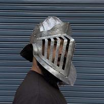 Alva Knight Helmet  Dark Souls Inspired Medieval Helmet  Handmade Steel Armor for Cosplay, LARP  Collectors  Gothic Knight Helmet black