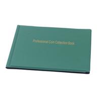 240 kišenių monetų ir pašto ženklų albumas PVC segtuvas, Angliškas leidimas žalia