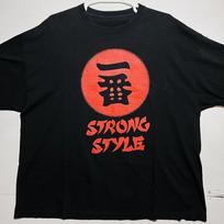 WWE NXT Authentic Ichiban Shinsuke Nakamura STRONG STYLE Black Shirt Unisex T-Shirt M red
