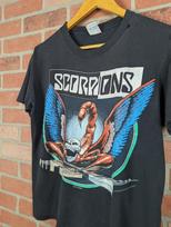 90 Vintage The Scorpions remake unisex t-shirt S-5XL QT1375 Unisex T-Shirt S white