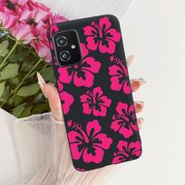 For Asus Zenfone 8 ZS590KS Case 5.9  Popular Flower Soft Black Silicone Protective Cover For Asus Zenfone 8z Zenfone8 I006D Capa Zenfone 8z I006D pink