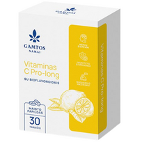 Vitaminas C prolong 500mg GAMTOS NAMAI, 30 tablečių (-45% perkant 2 vnt.)