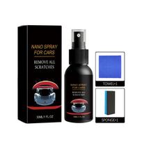 Car Scratch Repair Nano Spray 30ml Scratch Remover Coating Agent with Sponge and Towel for Automotive Surface Protection and Restoration One Size