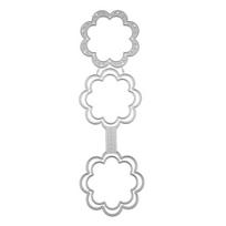 Flower Hang Tag Die Flower Metal Cutting Dies Cut Stencil white