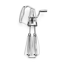 Efficient Kitchen Mixer Stainless Steel Hand Beater for Mixing Cream and Dough small white
