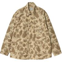 Carhartt WIP Liam Jacket Desert Duck Camo Square Label Chest Pocket Long Sleeve Jacket Men Jacket I034564-2R4-XX M