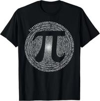 Pi unisex T-Shirt 3,14 Pi Number Symbol Math Science Gift unisex T-Shirt 3XL įvairiaspalvis