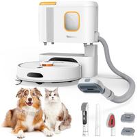 Robotic Vacuum Cleaner Teendow D20S Max, PreciSense LiDAR Navigation, Suitable For Household Cleaning And Pet Grooming,6000Pa Strong Suction