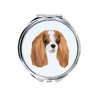 Kavalieriaus karaliaus Čarlzo spanielis geometrinis veidrodis Art-Dog, XS