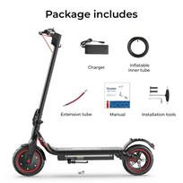 IScooter W7 Suaugusiųjų Sulankstomas Elektrinis Paspirtukas 650W Variklis 36V10.4Ah Baterija 8.5 Colio Bekelės Padangos Kalnų EScooter