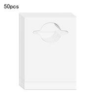 Lace-Up Disposable Adult Bibs: Keep Clothes Stain-Free With 50/100/200 Bibs 24x15x4cm BBQ Hot-pot Disposable Adult Bibs Sets