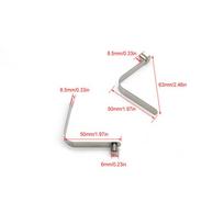 Spring Clips 5Pcs V-Shape Button Clamp Kayak Paddle Holder Clip for Camping Kayak Tent Outdoor Canopy Awning Boat Tube gray