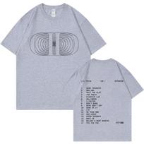 Rapper Lil Tecca Dopamine 2026 New Album Merch Tshirt Fashion Hip Hop Short Sleeve T Shirts Unisex Women Casual Oversized Tshirts S gray