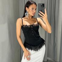 New European And American Spring/Summer Fashion Sexy Lace Camisole For Women Elegant And Versatile Commuting Top S