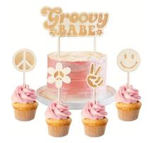 „Groovy Babe“ torto papuošimų rinkinys – 5 vnt.