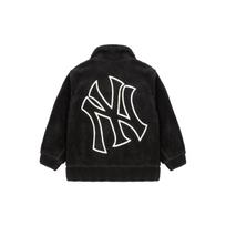 MLB New York Yankees Large Logo Fleece Jacket Unisex jackets Black 3AJPF0216-50BKS XS