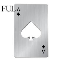 Poker Card Shape Bottle Opener High Strength Convenient Open Portable Beer for Home sidabras