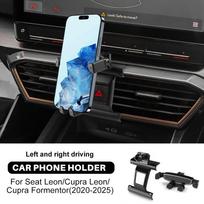 Magnetinis telefono laikiklis Seat Leon MK4, Cupra Leon, Cupra Formentor 2020-2025 m. – Automobilio laikiklis Ordinary style juoda