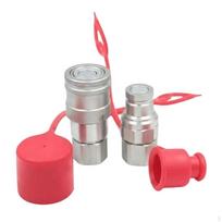 Digger Quick Connector LeakResistant Flat Face Hydraulic Coupler Set Resistant 45 Hammer